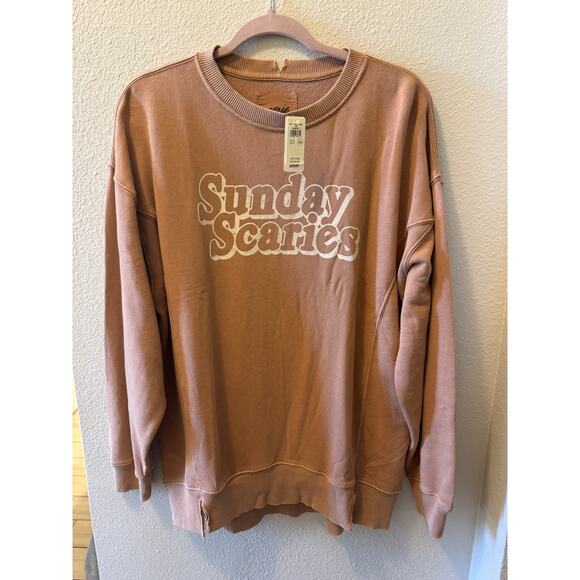 Aerie Sunday Scaries oversized Sweatshirt XS NWT - Picture 4 of 7